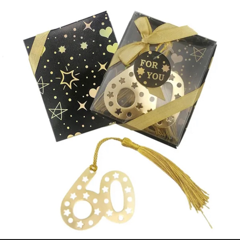 🥂✨ 60th Birthday Party Favors | 32pc Bookmark + Scratch-Off Set 🎉